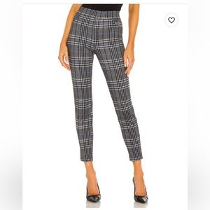 Sanctuary Runway Leggings Plaid Size Small Black, Purple Grey Color